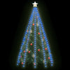 Éclairage d'arbre de Noël Vidaxl avec 250 LEDS BLUE Net 250 cm