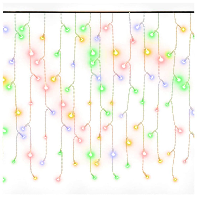 Rideau lumineux vidaxl avec 400 LED et 8 fonctions 10 m multicolores