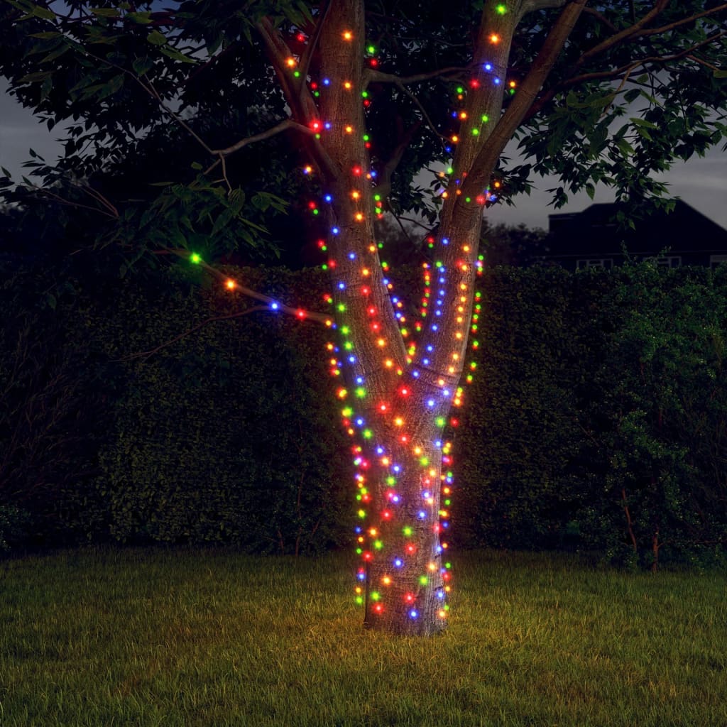 Vidaxl 5 st Garland clair avec 200 LEDS solaires à l'intérieur de la couleur extérieure