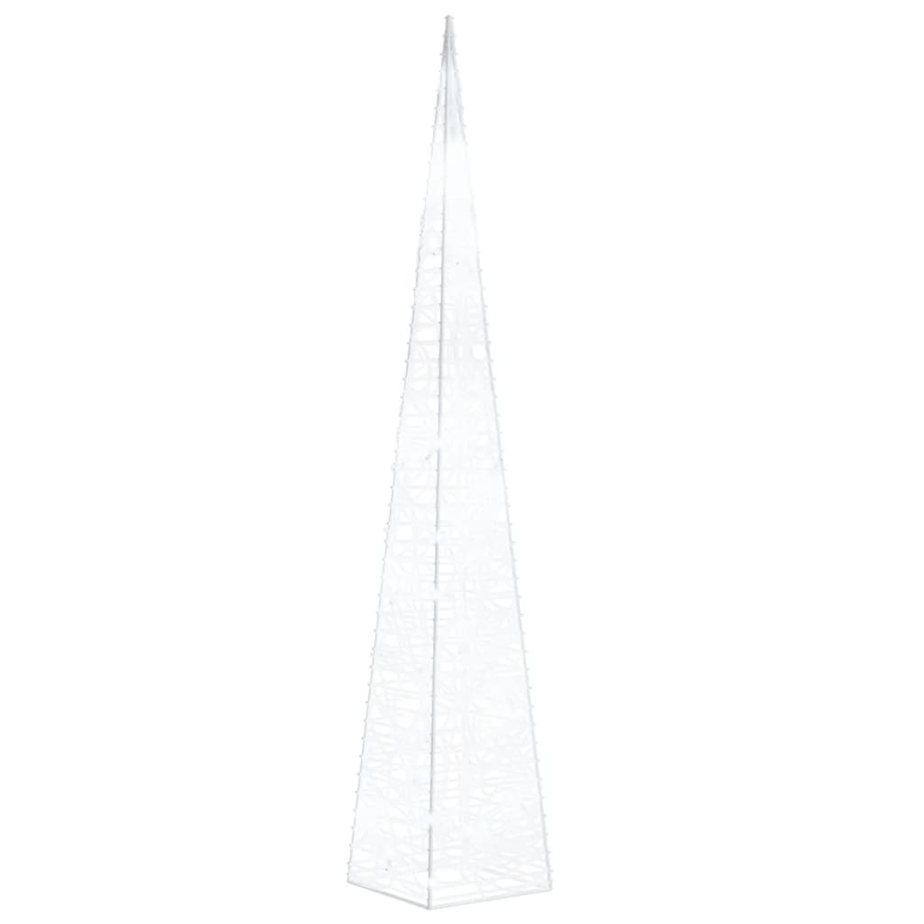 Vidaxl Cone léger LED décoratif 60 cm acrylique froid blanc