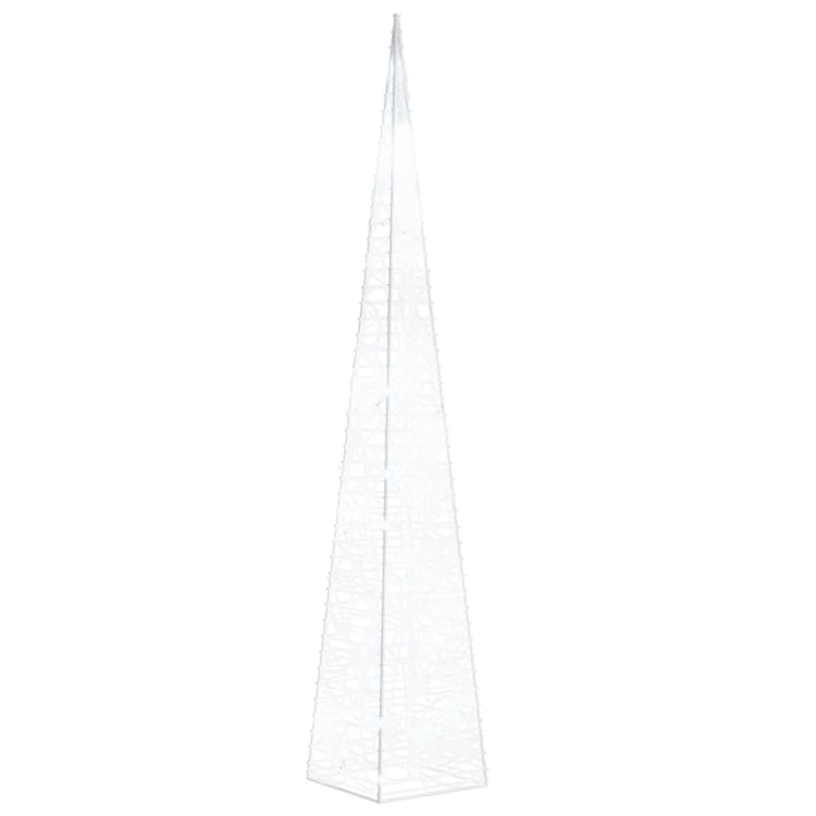 Vidaxl Cone léger LED décoratif 60 cm acrylique froid blanc