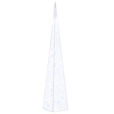 Vidaxl Cone léger LED décoratif 60 cm Bleu acrylique