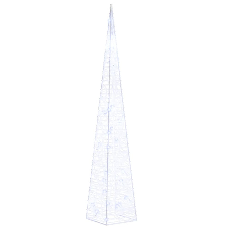 Vidaxl Cone léger LED décoratif 60 cm Bleu acrylique