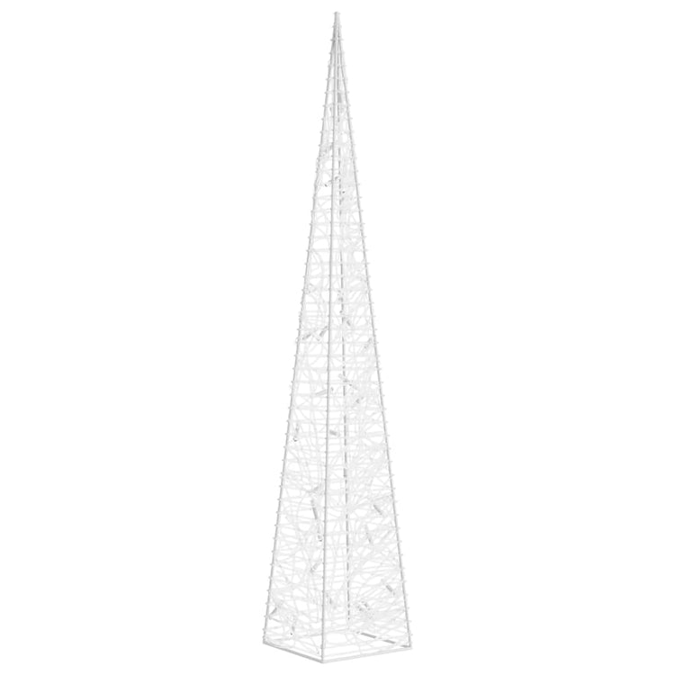 Vidaxl Cone léger LED décoratif 60 cm Bleu acrylique