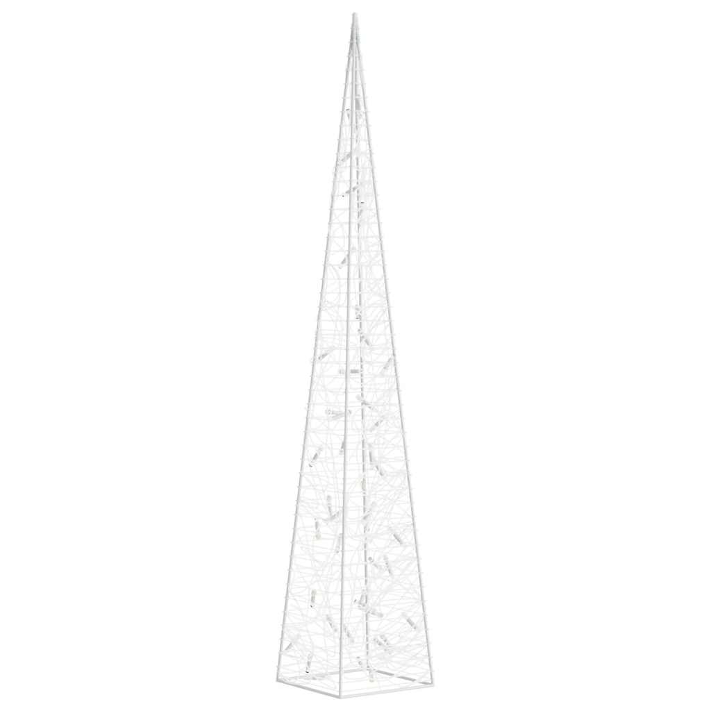 Vidaxl Cone léger LED décoratif 90 cm acrylique chaud blanc