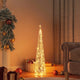 Vidaxl Cone léger LED décoratif 90 cm acrylique chaud blanc