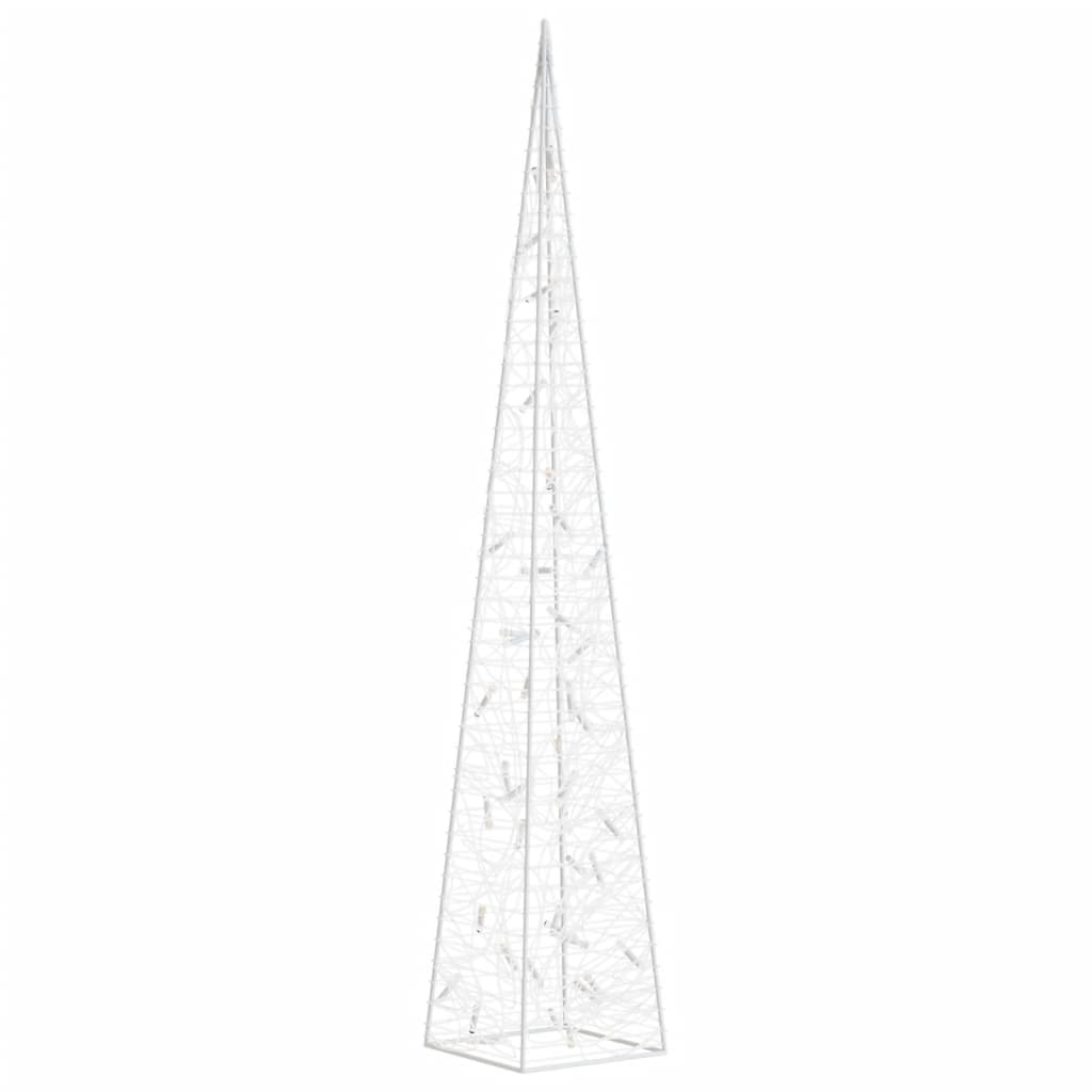 Vidaxl Cone léger LED décoratif 90 cm Bleu acrylique