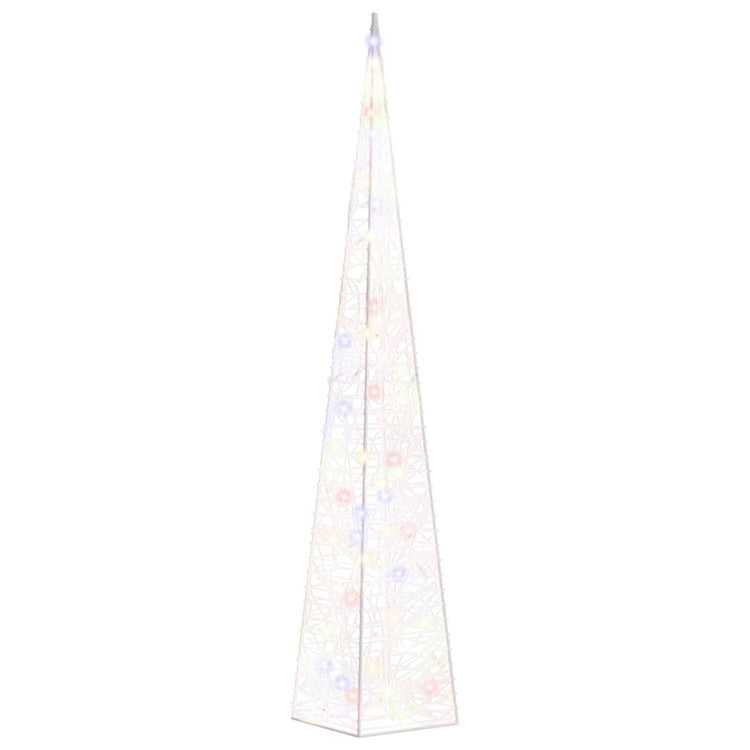 Vidaxl Cone léger LED décoratif 90 cm Multicolore acrylique