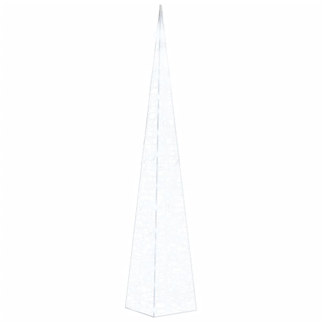 Vidaxl Cône léger LED décoratif 120 cm acrylique froid blanc