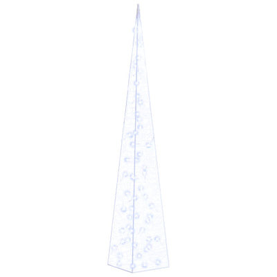 Vidaxl Cone léger LED décoratif 120 cm bleu acrylique