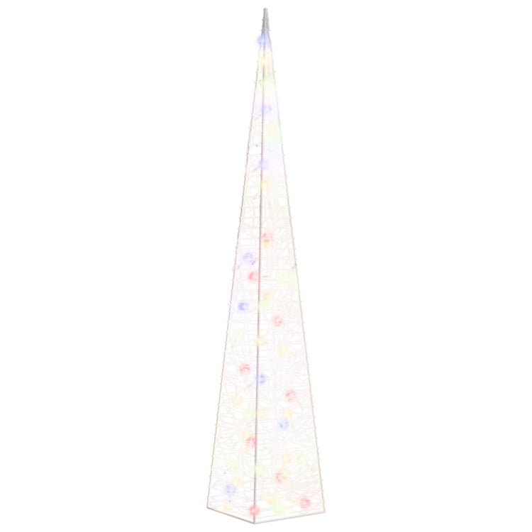 Vidaxl Cone léger LED décoratif 120 cm Acrylique Multi-Colore