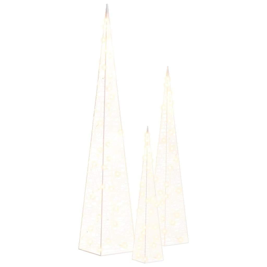 Vidaxl Light: LED décorative 30 45 60 cm acrylique chaud blanc