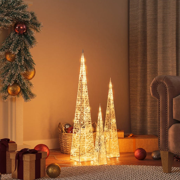 Vidaxl Light: LED décorative 30 45 60 cm acrylique chaud blanc