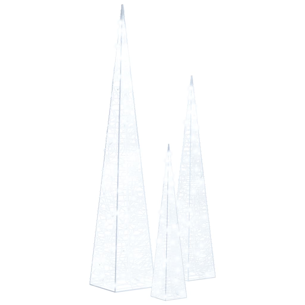 Vidaxl Light: LED décorative 30 45 60 cm acrylique froid blanc