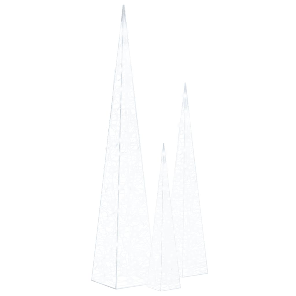 Vidaxl Lumière: LED décorative 60 90 120 cm acrylique froid blanc