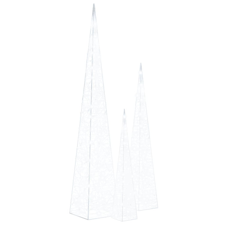 Vidaxl Lumière: LED décorative 60 90 120 cm acrylique froid blanc