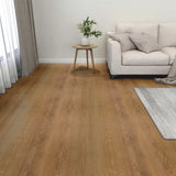 Vidaxl Floorboards 20 St auto-adhésif 1,86 m² en PVC marron - afbeelding 1