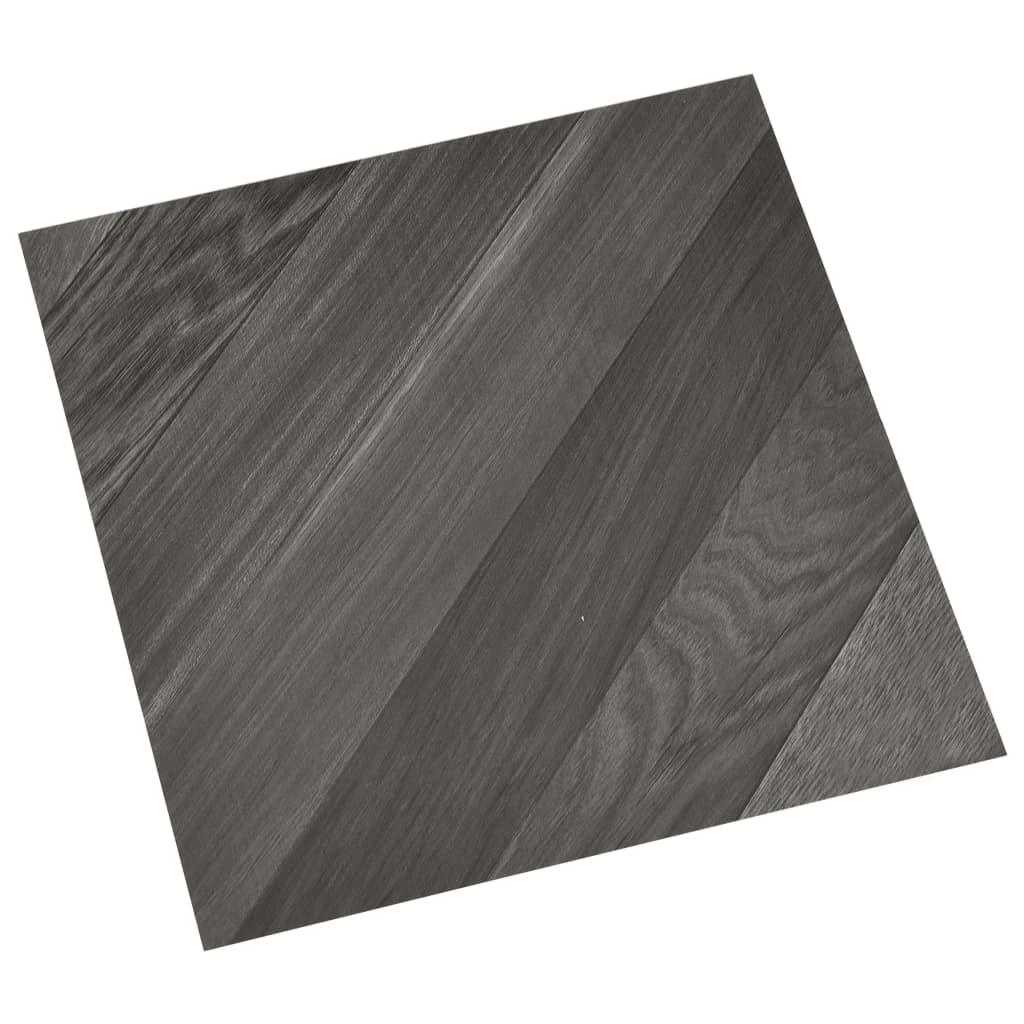 Planchers Vidaxl 20 ST auto-adhésif 1,86 m² en PVC gris rayé