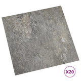 Vidaxl Floorboards 20 ST auto-adhésif 1,86 m² en PVC Gray - afbeelding 2