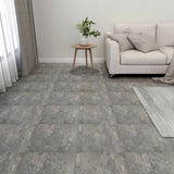 Vidaxl Floorboards 20 ST auto-adhésif 1,86 m² en PVC Gray - afbeelding 1