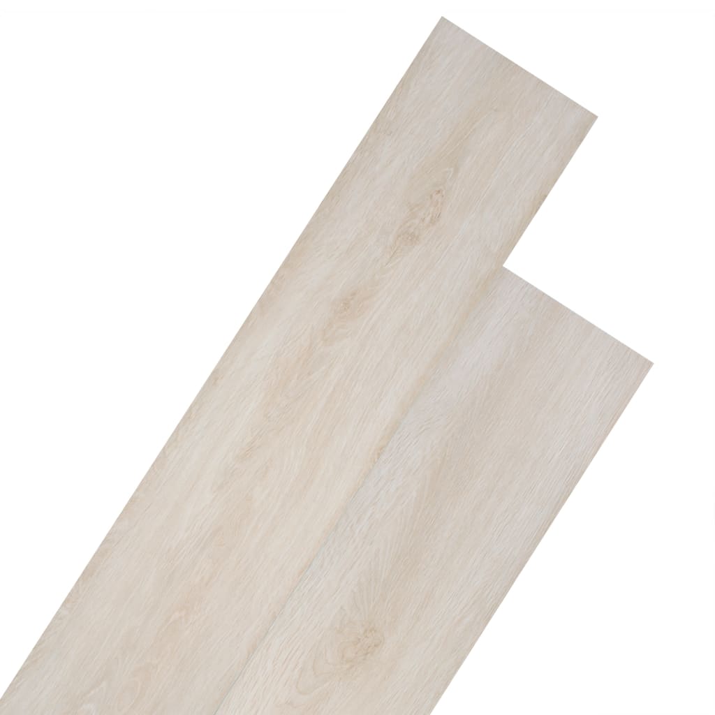 Vidaxl Floorboards auto-adhésif 5,21 m² 2 mm PVC Classic White Oak