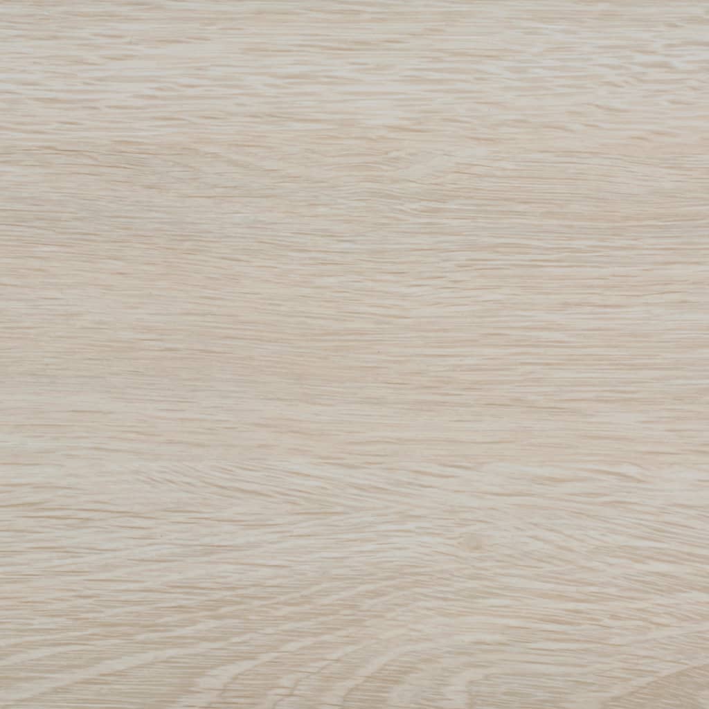 Vidaxl Floorboards auto-adhésif 5,21 m² 2 mm PVC Classic White Oak