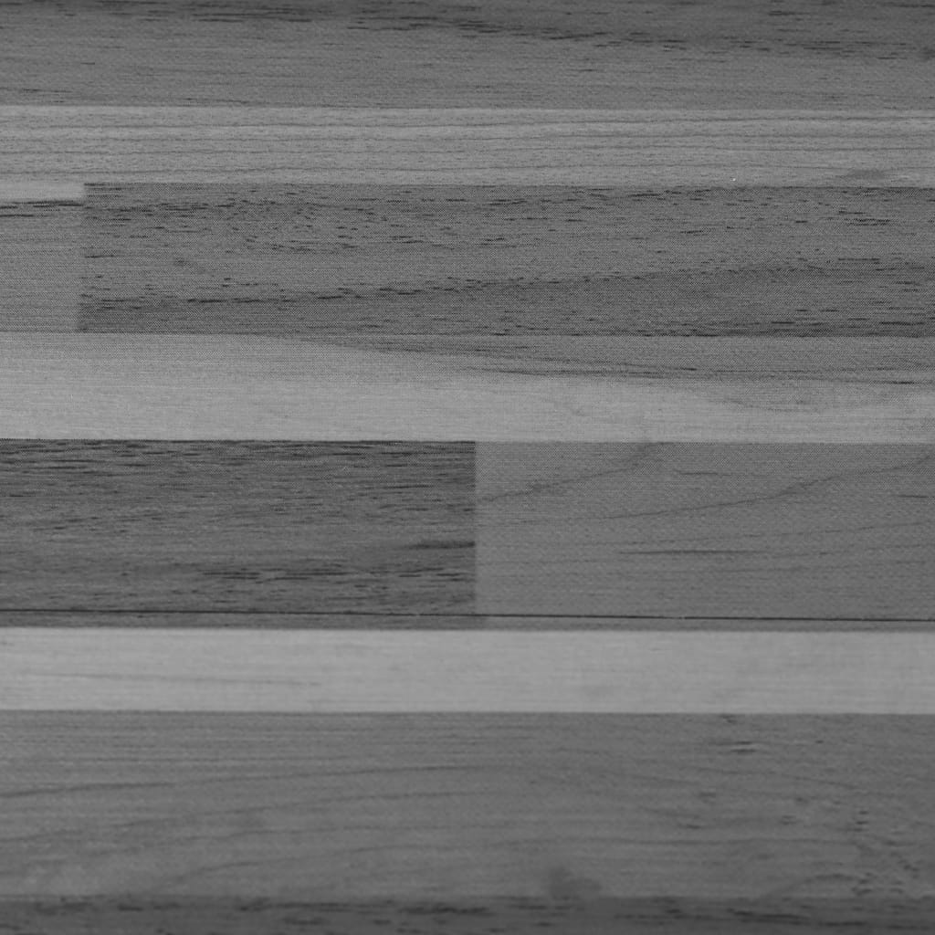 Planches de plancher vidaxl auto-adhésives 5,21 m² 2 mm en PVC gris rayé