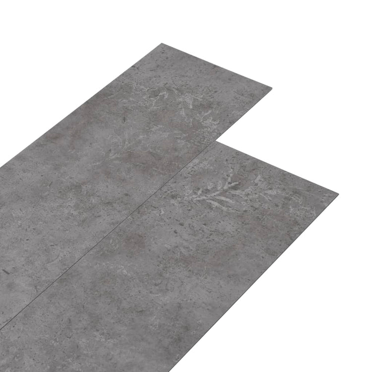 Vidaxl Floorboards auto-adhésif 5,21 m² 2 mm PVC Betongrijs