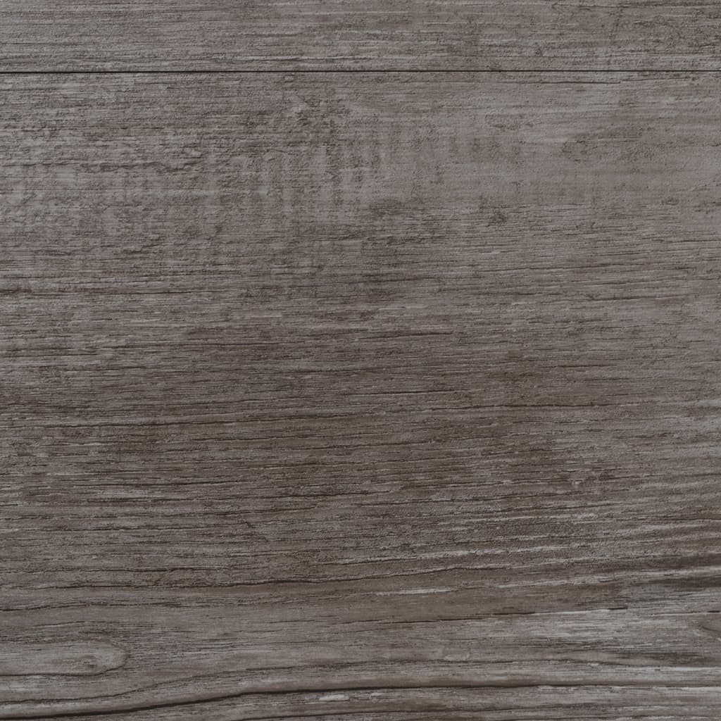 Planchers de plancher vidaxl auto-adhésif 5,21 m² 2 mm en PVC en bois marron en bois