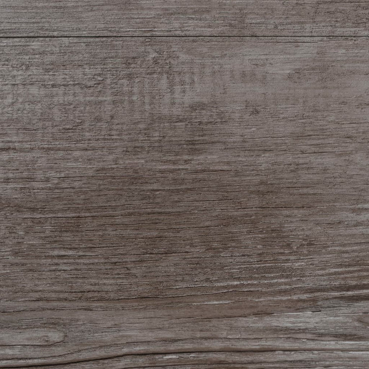 Planchers de plancher vidaxl auto-adhésif 5,21 m² 2 mm en PVC en bois marron en bois