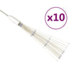 Vidaxl 10 st de Noël d'éclairage de Noël 1400 LEDS OUTDOOR 20 cm bleu