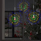 Vidaxl 10 st de Noël d'éclairage de Noël 1400 LEDS 20 cm multi-colorants