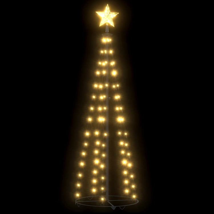 Vidaxl kegelkerstboom 70 LED-BLAIS DE CHAUDS 50x120 cm