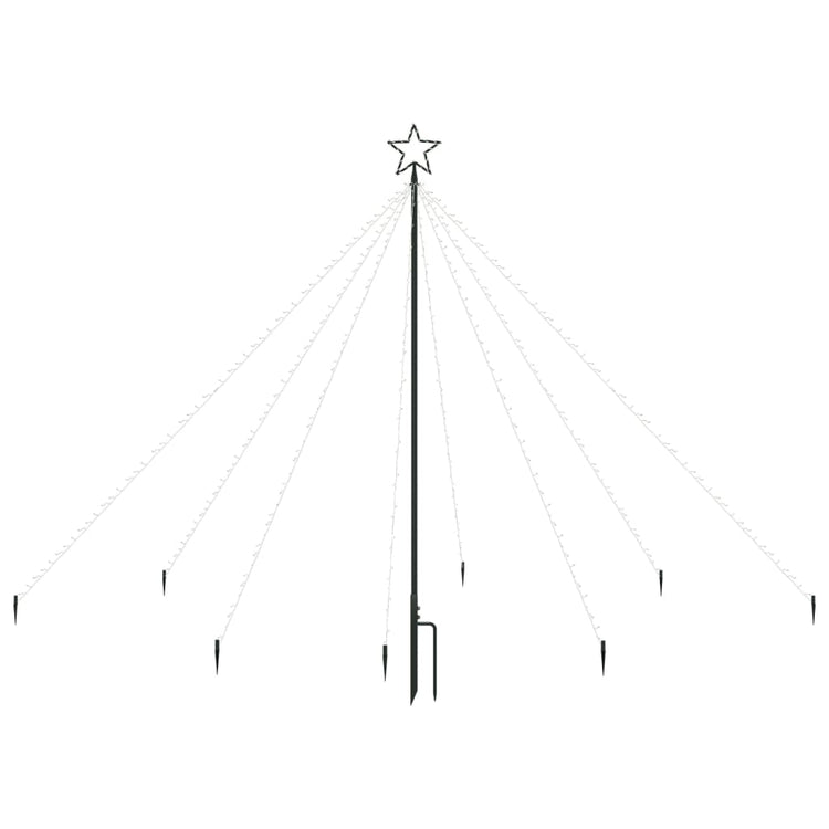 Vidaxl Christmas Tree Lighting 400 LEDS à l'intérieur de 2,5 m multi-colorants