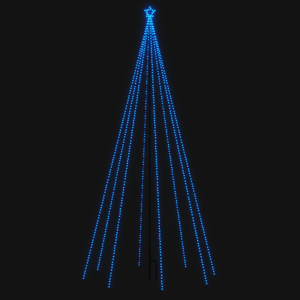Vidaxl LED Trele de Noël à l'intérieur à l'extérieur de 576 LED 3,6 m bleu