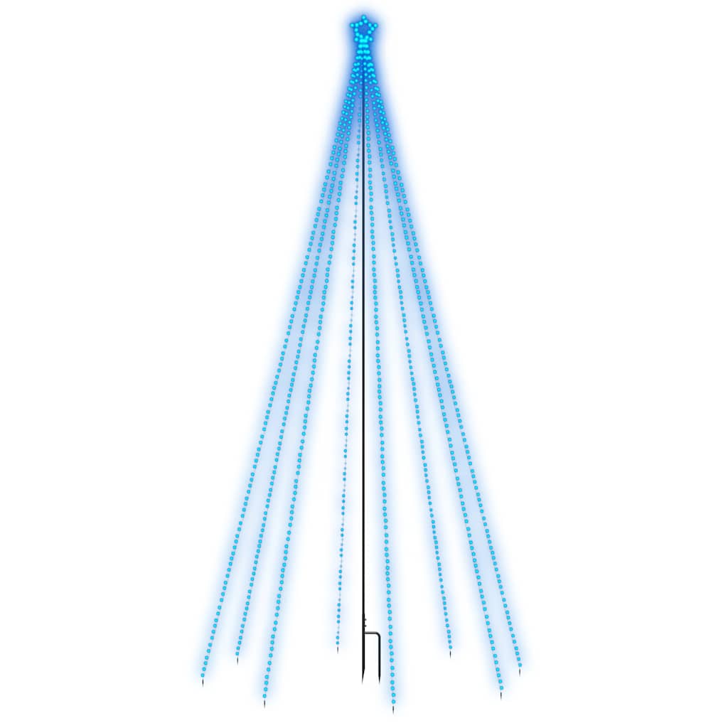 Vidaxl LED Trele de Noël à l'intérieur à l'extérieur de 576 LED 3,6 m bleu