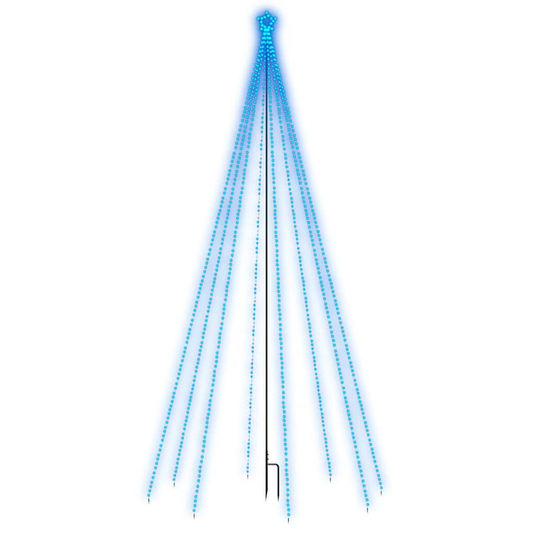 Vidaxl LED Trele de Noël à l'intérieur à l'extérieur de 576 LED 3,6 m bleu
