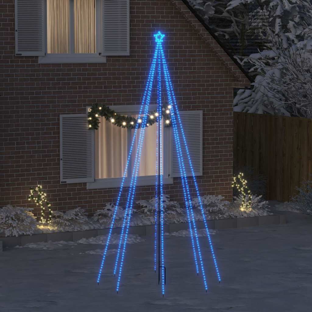 Vidaxl LED Trele de Noël à l'intérieur à l'extérieur de 576 LED 3,6 m bleu