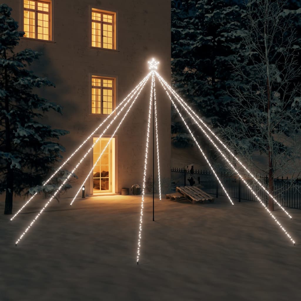 Vidaxl LED TELEUR DE CHOISSE À l'intérieur de 800 LED Cold White 5 M
