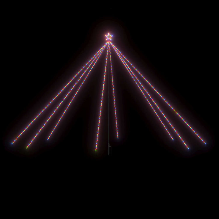 Vidaxl LED Arbre de Noël à l'intérieur de 800 LED coloré 5 m