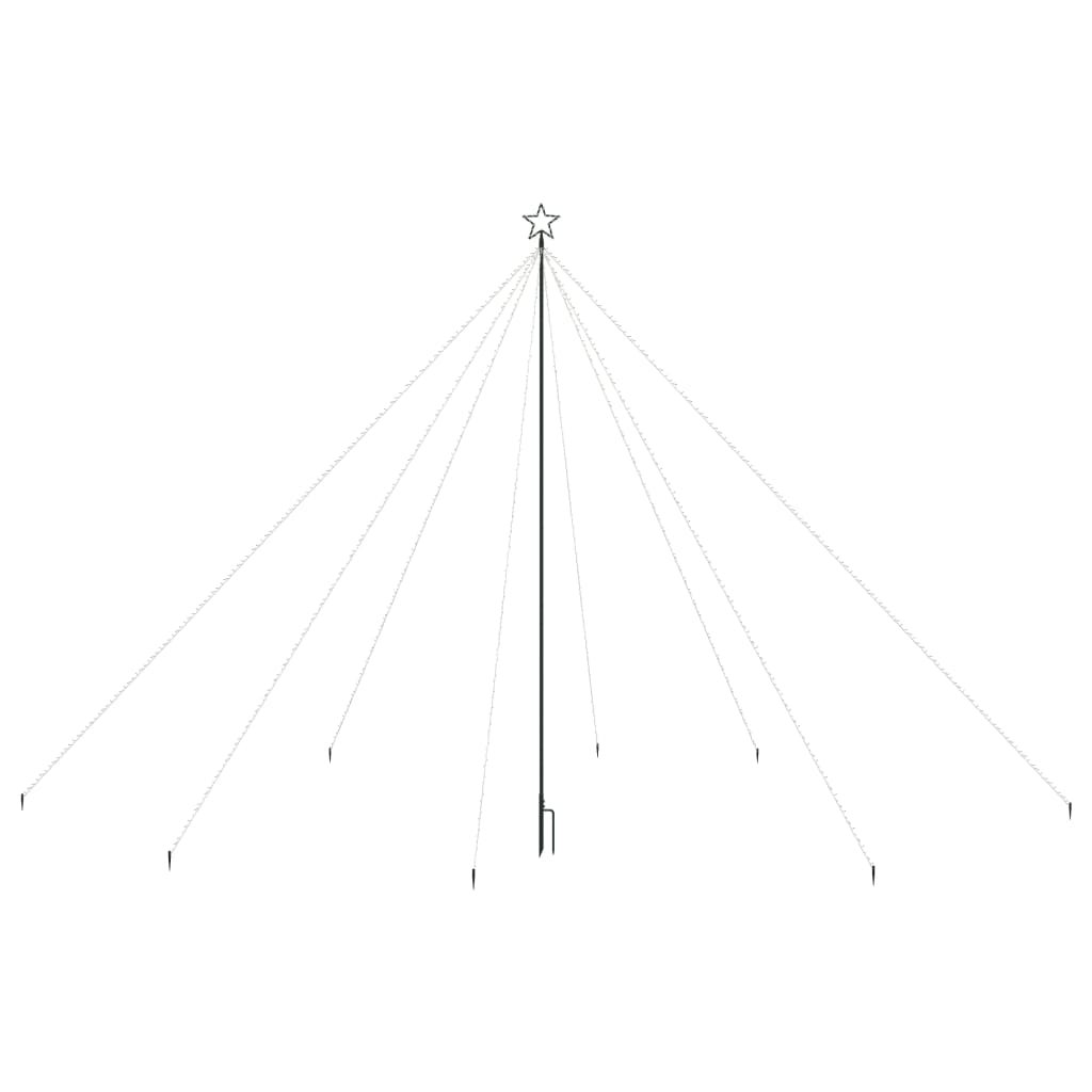Vidaxl LED Arbre de Noël à l'intérieur de 800 LED coloré 5 m