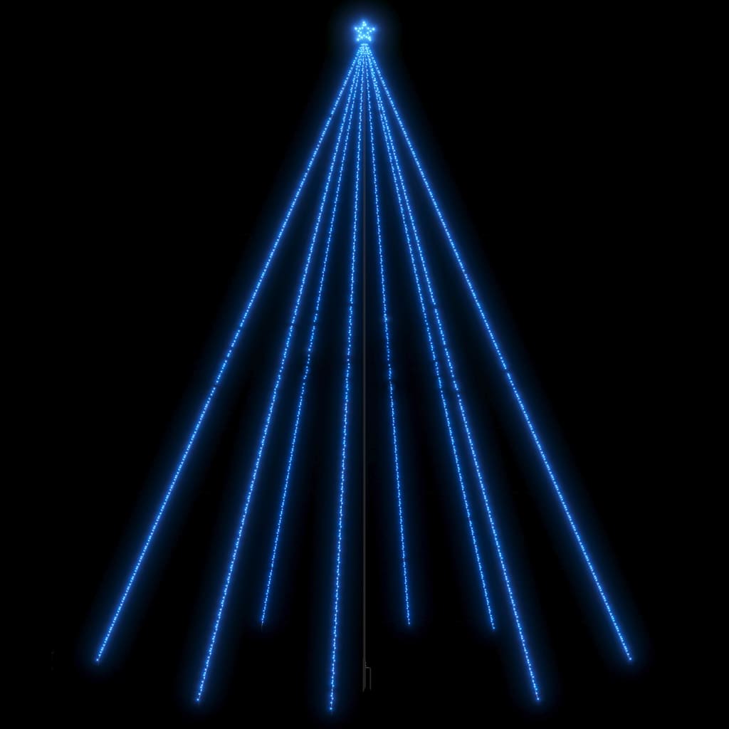 Vidaxl LED Trele de Noël à l'intérieur de 1300 LED 8 m bleu