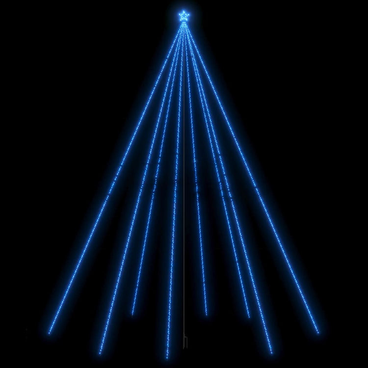 Vidaxl LED Trele de Noël à l'intérieur de 1300 LED 8 m bleu