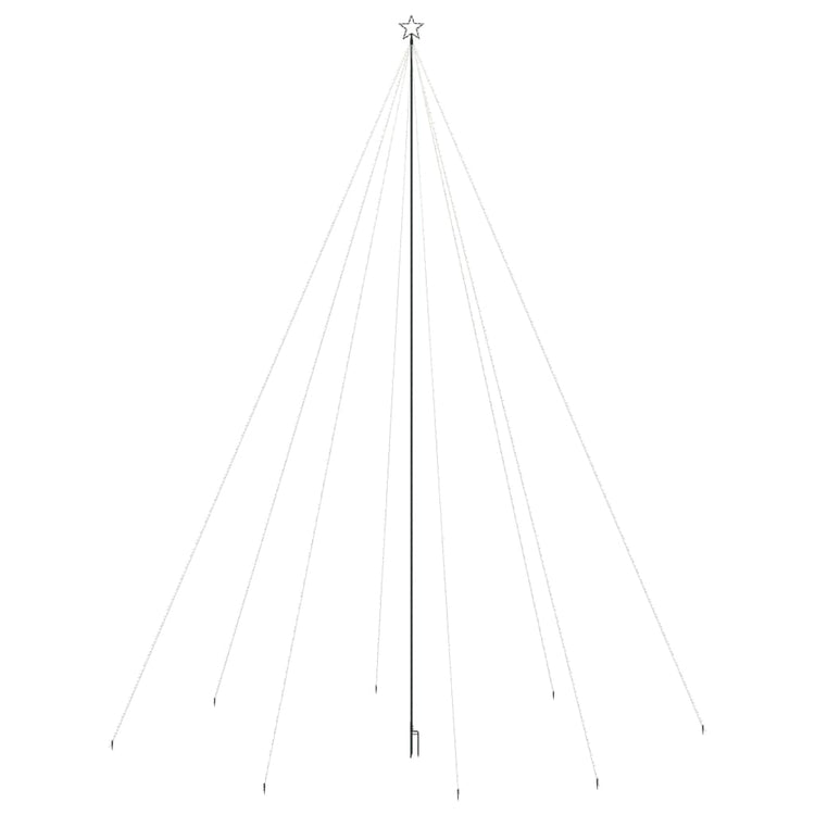 Vidaxl LED Trele de Noël à l'intérieur de 1300 LED 8 m bleu