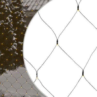 Vidaxl Christmas Network éclairage 204 LED à l'intérieur et à l'extérieur 3x2 m blanc chaud