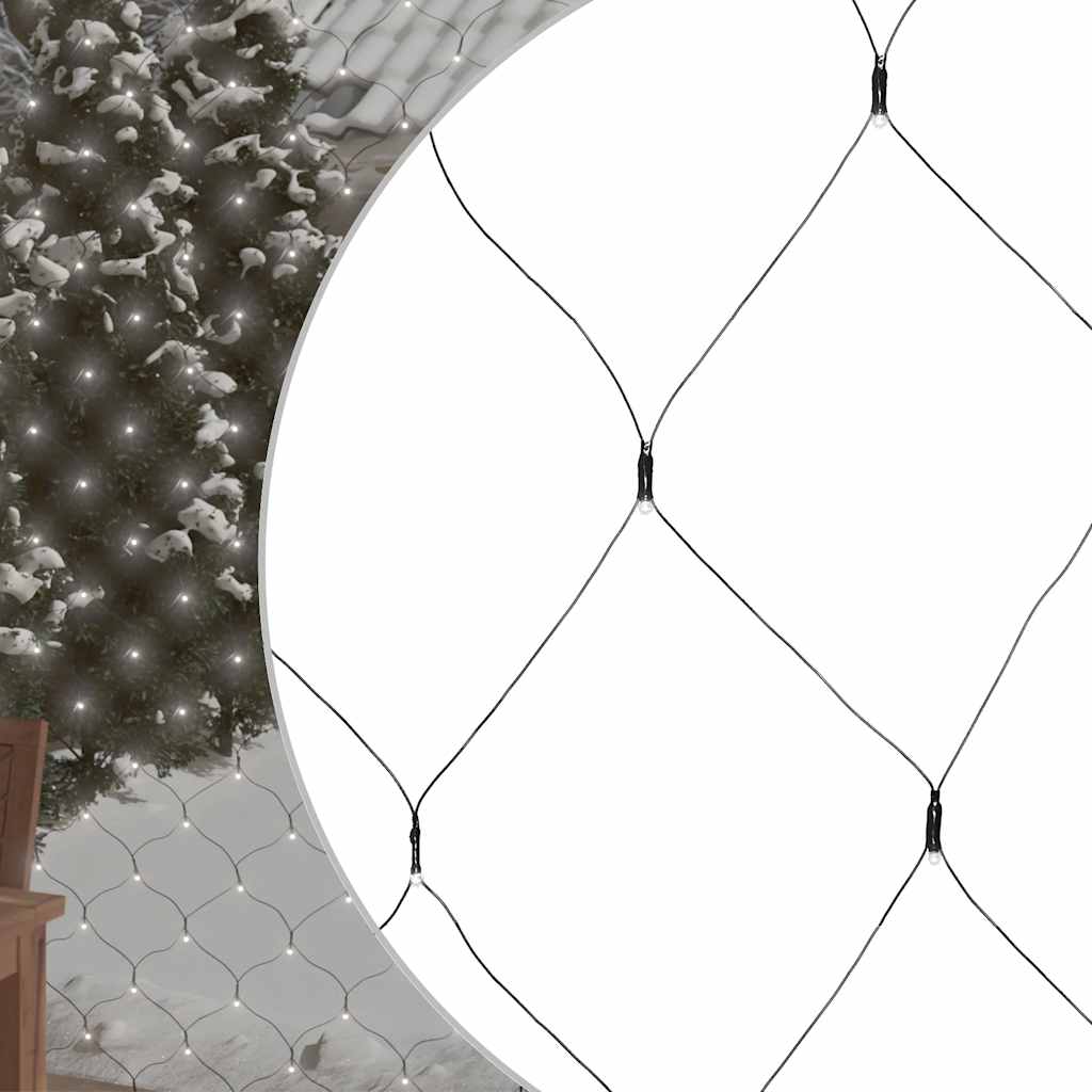 Vidaxl Christmas Network éclairage 306 LED à l'intérieur et à l'extérieur 3x3 m blanc froid blanc