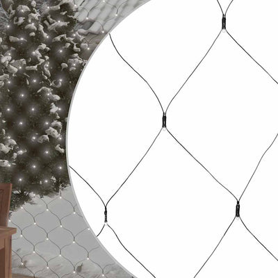 Vidaxl Christmas Network éclairage 306 LED à l'intérieur et à l'extérieur 3x3 m blanc froid blanc