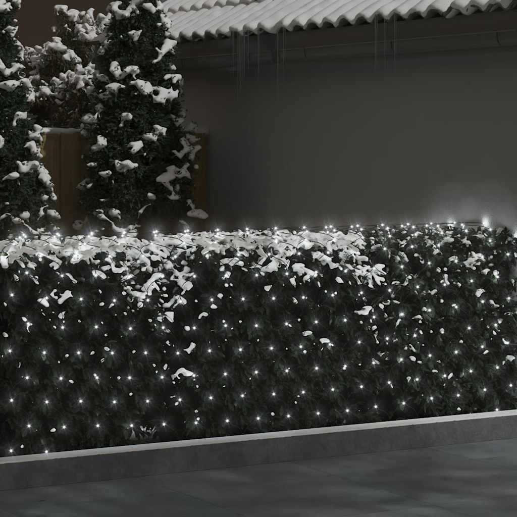Vidaxl Christmas Network éclairage 544 LED à l'intérieur et à l'extérieur 4x4 m blanc froid blanc