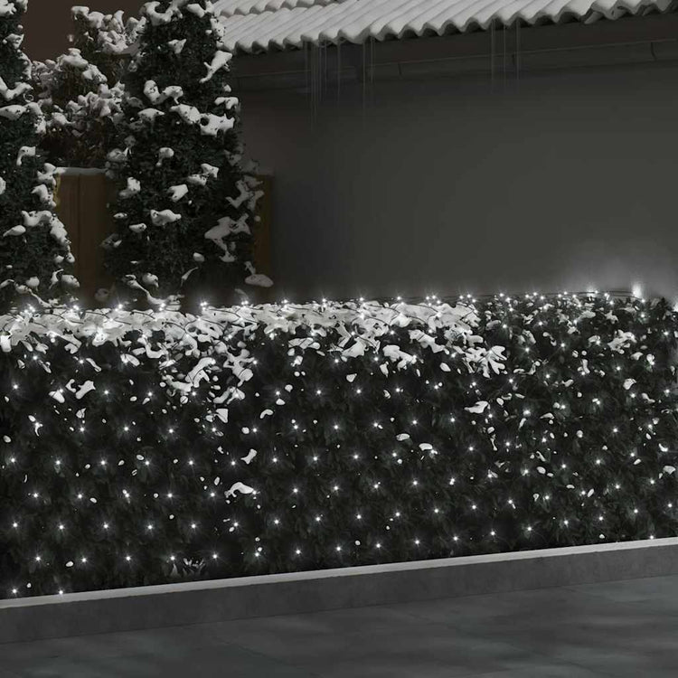 Vidaxl Christmas Network éclairage 544 LED à l'intérieur et à l'extérieur 4x4 m blanc froid blanc