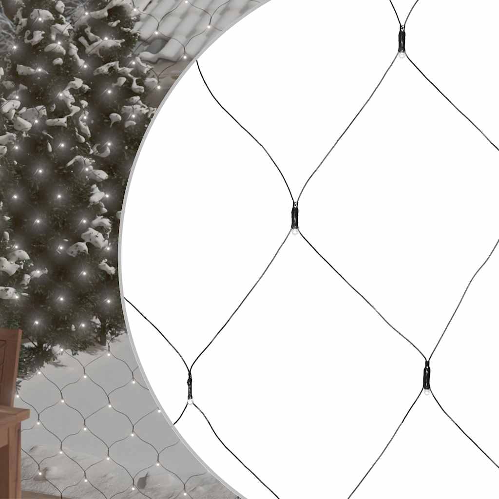 Vidaxl Christmas Network éclairage 544 LED à l'intérieur et à l'extérieur 4x4 m blanc froid blanc